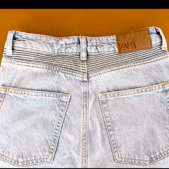 Zara Mom got biker jeans Z1975 size 4 - Picture 9 of 11
